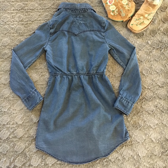 Girl’s Chambray shirt dress - Picture 2 of 5